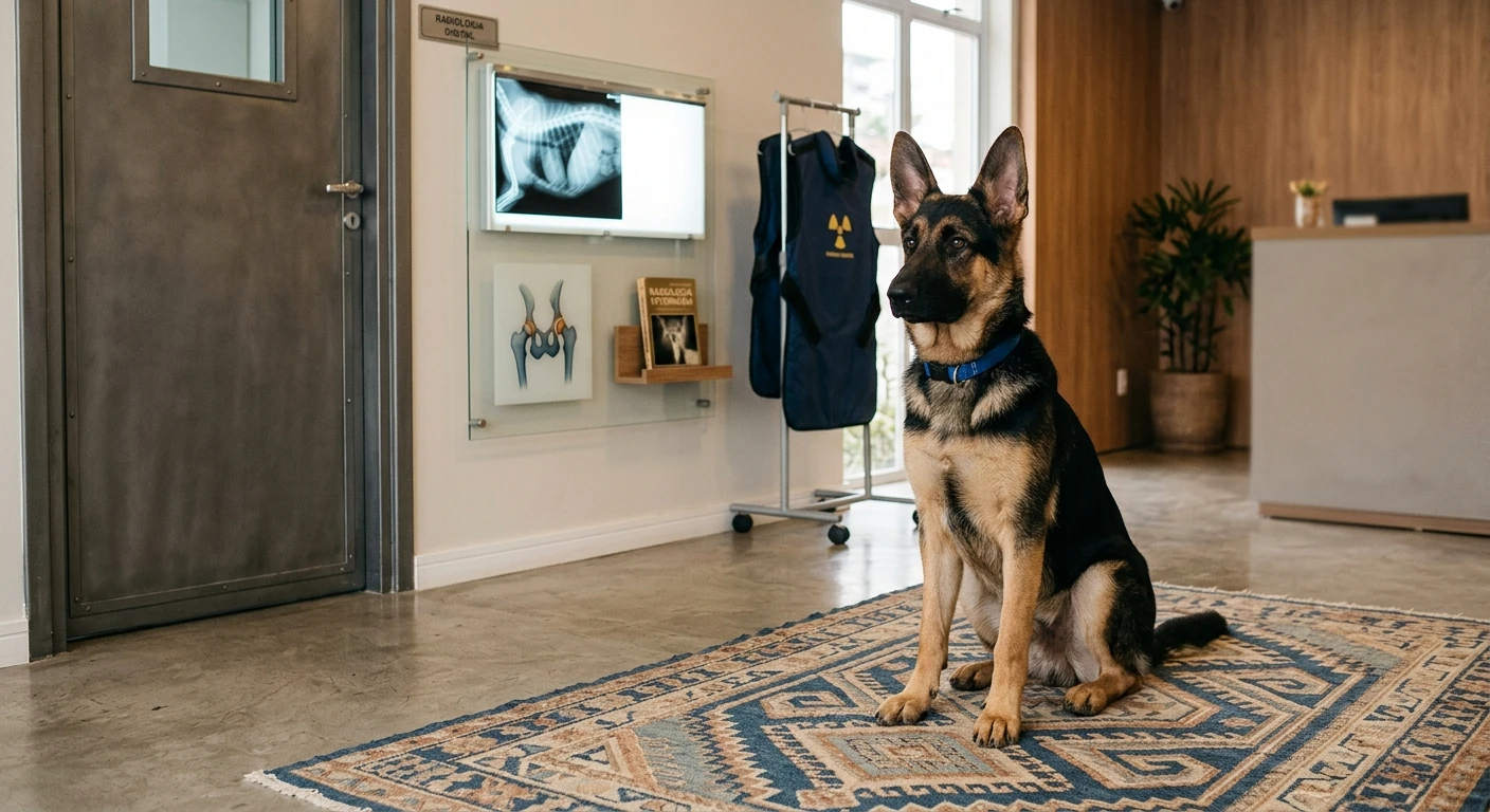 Sala de radiologia digital da Agro Curió Clínica Veterinária em São José dos Campos